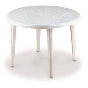 3' Round Plastic Garden Table